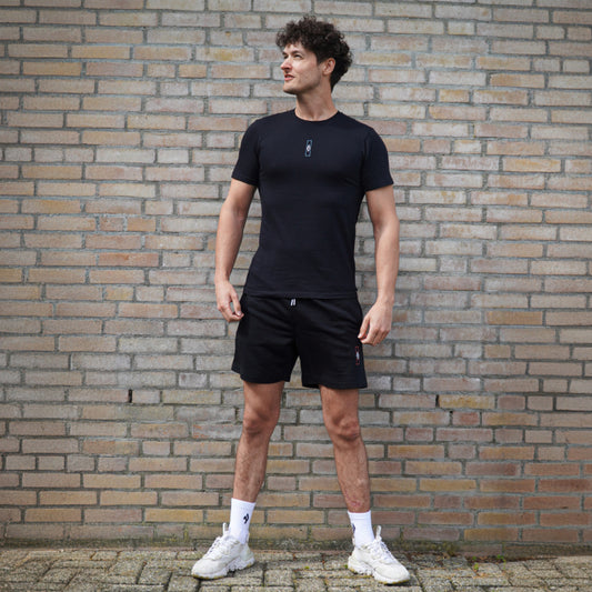 NIEUW! Second Edition trainer short(ZWART)